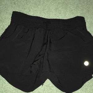 Black athletic shorts